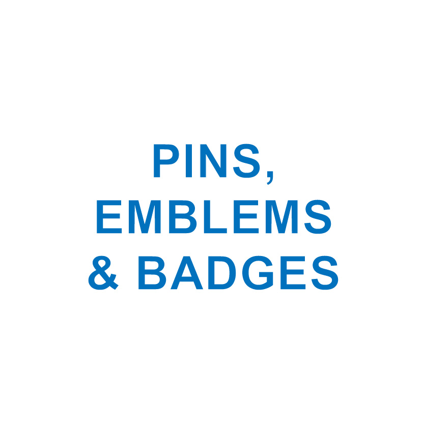 PINS, EMBLEMS & BADGES