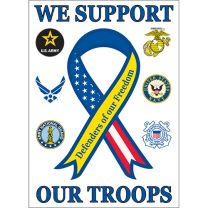 BANNER-SUPPORT THE TROOPS