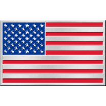 BUCKLE-USA FLAG RW&B