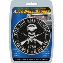 AUTO GRILL BADGE-2ND AMENDMENT