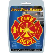 AUTO GRILL BADGE-FIRE DEPT