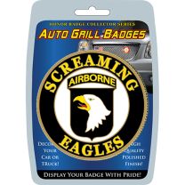 AUTO GRILL BADGE-U.S. ARMY
