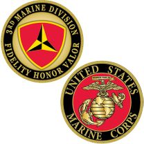 CHALLENGE COIN-USMC,3RD
