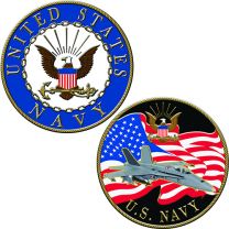 CHALLENGE COIN-USN LOGO
