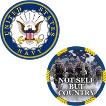 CHALLENGE COIN-USN NOT SELF