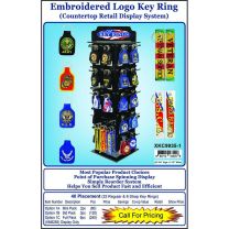 DISP.KEYRINGS,EMBROIDERED