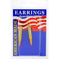 EARRINGS-BULLET,17CAL