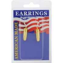 EARRINGS-BULLET,25CAL