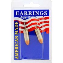 EARRINGS-BULLET,9MM