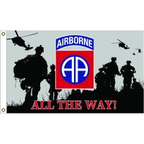 FLAG-ARMY,082ND ABN DIV-ACTION