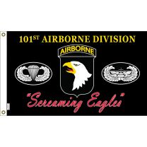 FLAG-ARMY,101ST ABN DIV-JUMP