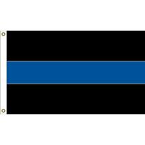 FLAG-POLICE,BLUE LINE