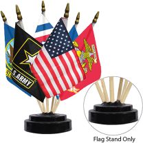 FLAG STAND,BLACK,6-FLAG