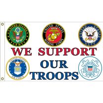 FLAG-SUPPORT OUR TROOPS