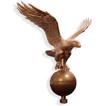 FLAGPOLE-TOP,EAGLE,BRONZE