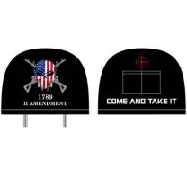 HEADREST COVER-USA VET EAGLE