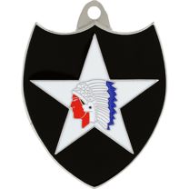 KEY RING-ARMY,002ND DIV.