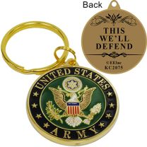 KEY RING-ARMY SYMBOL