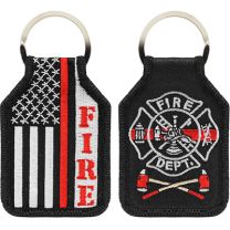 KEY RING-FIRE,RED LINE