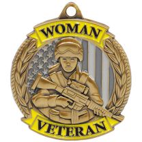 KEY RING-WOMAN VETERAN BDU