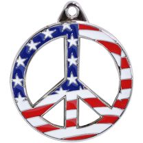 KEY RING-PEACE SIGN