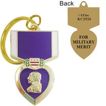 KEY RING-PURPLE HEART