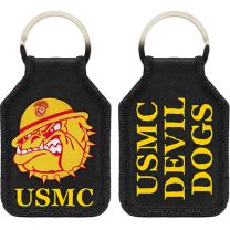 KEY RING-USMC,BULLDOG