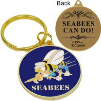 KEY RING-USN,SEABEES
