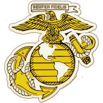 MAGNET-USMC LOGO,EGA