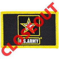 PATCH-ARMY LOGO,RECT.