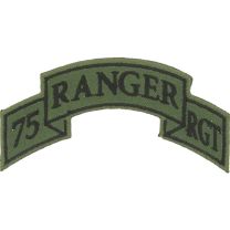 PATCH-ARMY,TAB,RANGER.75TH