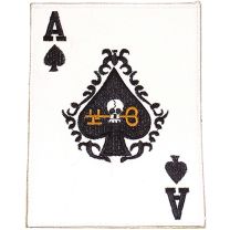 PATCH-CARD,ACE Of SPADES