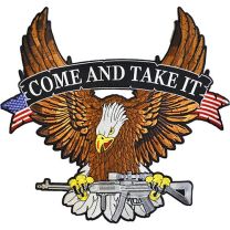 PATCH-EAGLE,USA,COME & TAKE IT