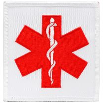 PATCH-EMS STAR OF LIFE,RECT