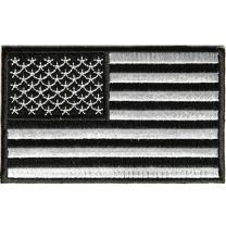 PATCH-FLAG,USA,BLK/WHT (L)