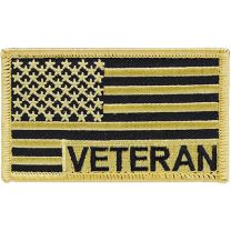 PATCH-FLAG,USA,DESERT VET (L)