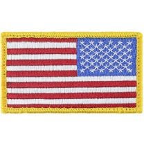 PATCH-FLAG,USA,GOLD (R)