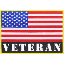 PATCH-FLAG,USA VETERAN