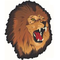 PATCH-LION FACE