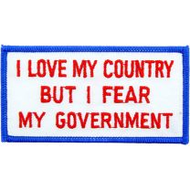 PATCH-LOVE MY CNTRY,FEAR