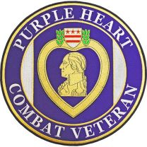 PATCH-PURPLE HEART,XLG