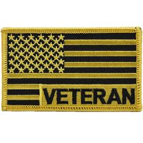 PATCH-FLAG,USA,DESERT VET (L)