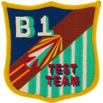PATCH-USAF,B-01 TEST TEAM