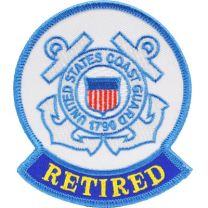 PATCH-USCG LOGO,RETIRED