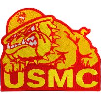 PATCH-USMC,BULLDOG,FIGHT