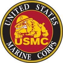 PATCH-USMC,BULLDOG