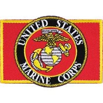 PATCH-USMC LOGO,RECT.