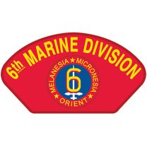 PATCH-USMC,HAT,006TH DIV.