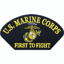 PATCH-USMC,HAT,FIRST TO