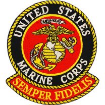 PATCH-USMC LOGO,SEMPER FI